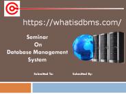 DBMS Ppt