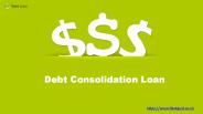 Features of Debt consolidation loans
