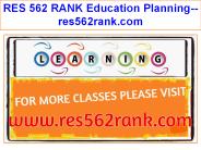 RES 562 RANK Education Planning--res562rank.com