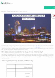 Drug rehab san Antonio