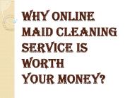 When you Opt for Maid Service Online Booking?