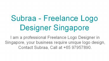 Logo Designer Singapore