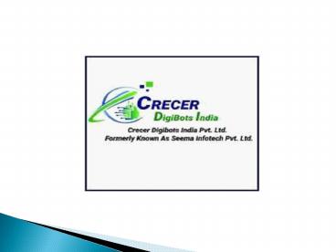 Crecer Digibots India
