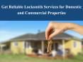 Get Reliable Locksmith Services for Domestic and Commercial Properties PowerPoint PPT Presentation