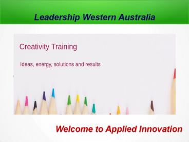 Leadership Western Australia