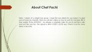 Chef Pachi Gallo Delicious Diet Sustainable Diets