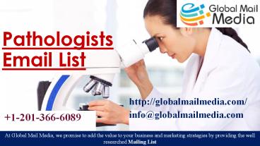 leekirstPathologists Email List