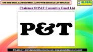 Chairman Of P&T Committee Email List