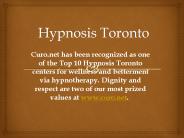 Hypnosis Toronto - curo.net