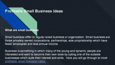 Most profitable small business ideas (1)