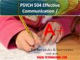 PSYCH 504 Effective Communication - tutorialrank.com PowerPoint PPT Presentation