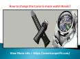 How to change the Casio G-shock watch Bands? PowerPoint PPT Presentation