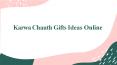 Karwa Chauth Sargi Gifts for Bahu from IGP PowerPoint PPT Presentation