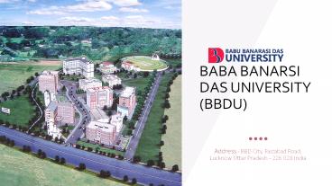 ‘BBDU’ the Best University in Lucknow (1)