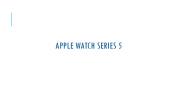 The new Apple Watch Series 5