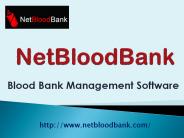 Web Based Blood Bank Software - Netbloodbank