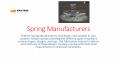 Find Wire form Spring Manufacturers — Kalyani Springs PowerPoint PPT Presentation