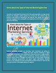 Know about the Types of Internet Marketing Services PowerPoint PPT Presentation