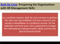 Beth De Lima- Prospering the Organizations with HR Management Skills PowerPoint PPT Presentation