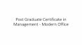 Post Graduate Certificate in Management - Modern Office PowerPoint PPT Presentation