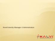 Novell Identity Manager 4 Administration
