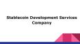 Stablecoin Development Company PowerPoint PPT Presentation