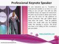 Professional Keynote Speaker PowerPoint PPT Presentation