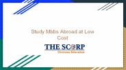 Study Mbbs Abroad at Low Cost