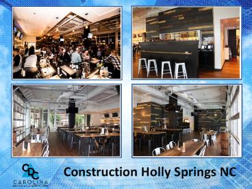 Commercial Construction Holly Springs NC for Southern Charred BBQ, BAR