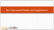 Best Liposomal Vitamin and Supplements