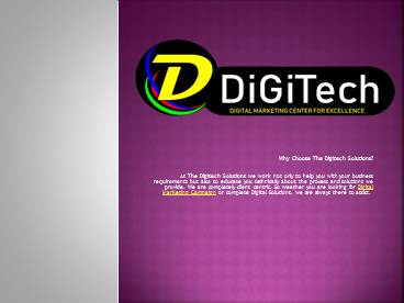 Best Digital Marketing Company in Pune | The Digitech Solutions