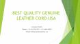 Leather cord | Leather Cord Wholesale USA | Sun Enterprises