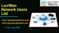 Lan Wan Network Users List PowerPoint PPT Presentation
