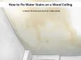 How to Fix Water Stains on a Wood Ceiling PowerPoint PPT Presentation