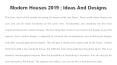 Modern Houses 2019 : Ideas And Designs (With Images) PowerPoint PPT Presentation