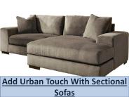 Add Urban Touch With Sectional Sofas