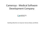 Camensys - Medical Software Development Company