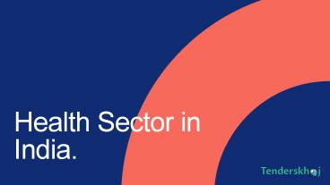 Health Sector in India