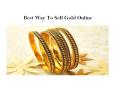 Best Way To Sell Gold Online