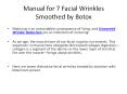 Manual for seven Wrinkle Solutions PowerPoint PPT Presentation