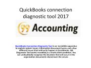 Quickbooks Connection Diagnostic Tools 2020