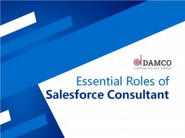 Essential Roles of Salesforce Consultant