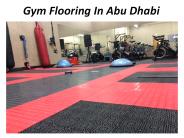 Gym Flooring Dubai