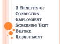 Benefits of the Employment Screening Process for Business Owners PowerPoint PPT Presentation