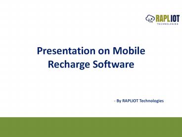 Mobile Recharge Software Development Company in Noida