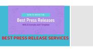 Best Press Release Sites