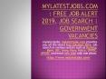 Free job alert 2020, job search | government vacancies - mylatestjobs.com PowerPoint PPT Presentation