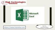 Advanced Excel Training In Delhi