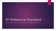 EP Reference Standard