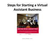 Steps for Starting a Virtual Assistant Business